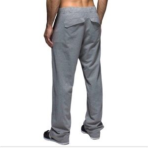 Lululemon Mens Kung Fu Pants - Heathered Gray